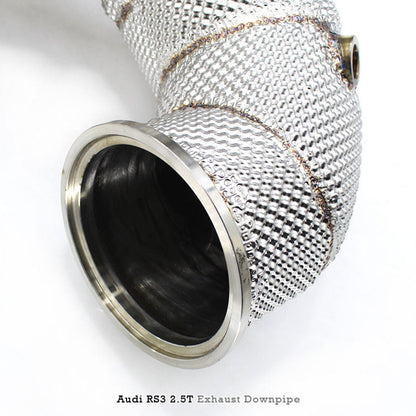 Racing High Flow Stainless Straight Downpipe for Audi RS3 TTRS 2.5T