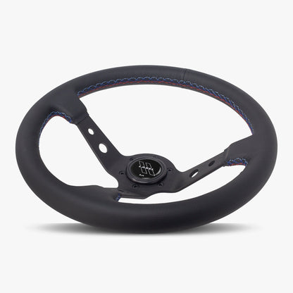 The Daytona | Black Leather | Black Spoke | Bavarian Stitch