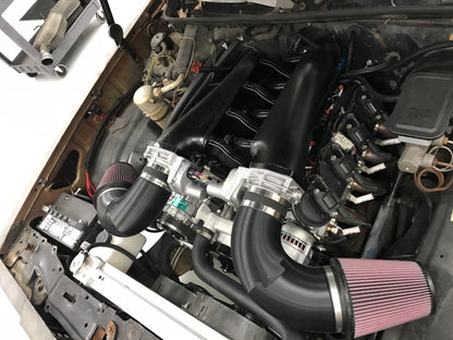 Sniper EFI Fabricated Intake Manifold Dual Plenum 92mm GM LS3/L92, and Fuel Rail Kit - Black