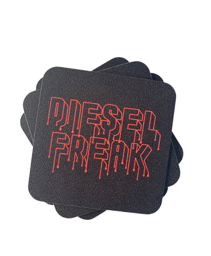 Dripping Diesel Textured Coaster