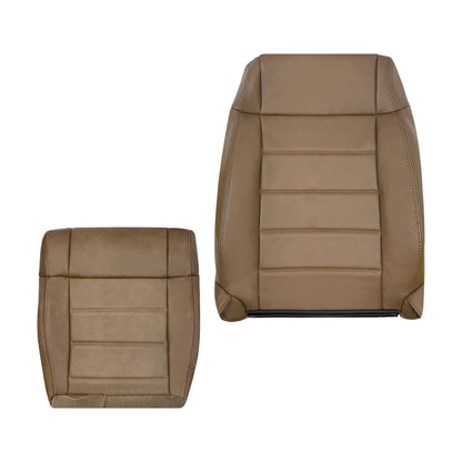 2007-2012 Jeep Wrangler-Replacement Driver OR Passenger Seat Cover In Dark Saddle Brown