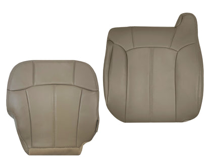 1999-2002 Chevy Silverado Seat Cover in Medium Neutral Tan: Choose From Variations