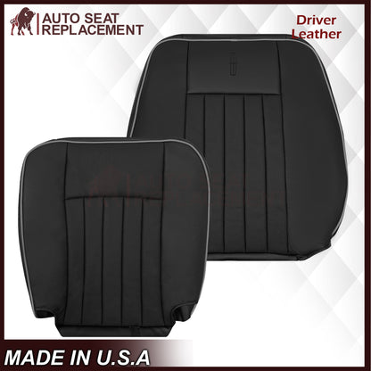 2003 - 2006 Lincoln Navigator Replacement Seat Covers in Black: Choose Genuine Leather or Vinyl