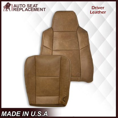 2002-2007 Ford F250 F350 King Ranch Replacement Raw Cowhide Genuine Leather Seat Covers