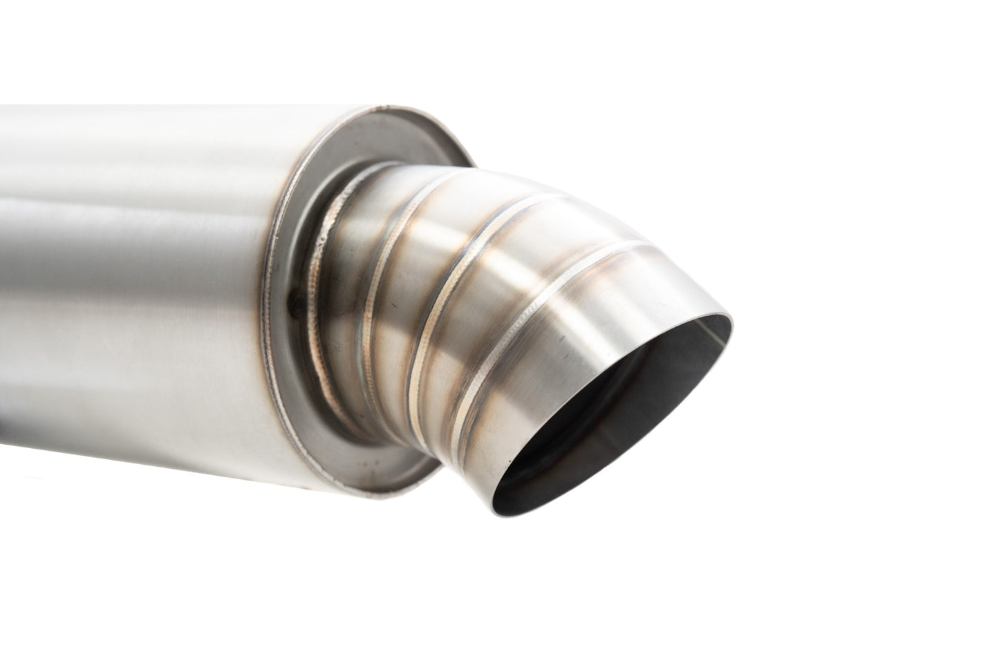 MEGAN RACING UNIVERSAL TURNDOWN EXHAUST MUFFLER 2.5″