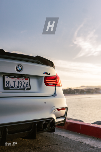 PSM Style (V2) Carbon Fiber Trunk Lip Spoiler - F80 M3 | F30 3-Series