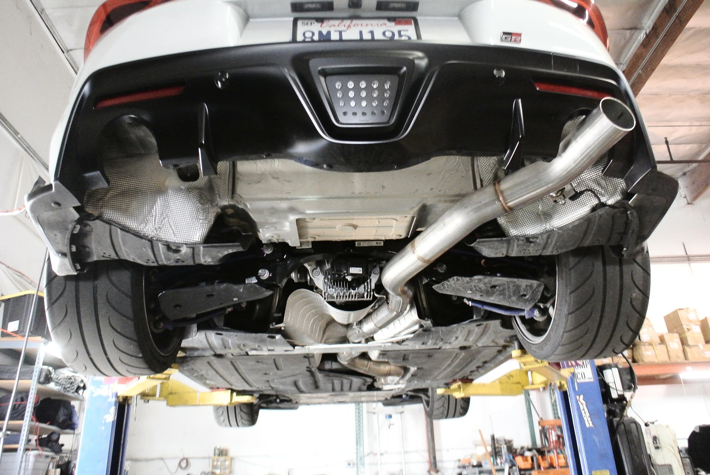 MEGAN RACING Toyota Supra 19-25 RS Single Exit Straight Exhaust System (3.0L 6-Cyl)