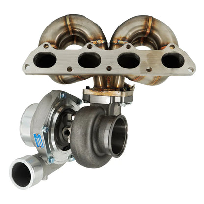 BULL BOOST B-Series AC/PS Compatible T3 .63 Turbo Manifold Kit – GSR B16 B18 B20 | Civic EG EK DC2