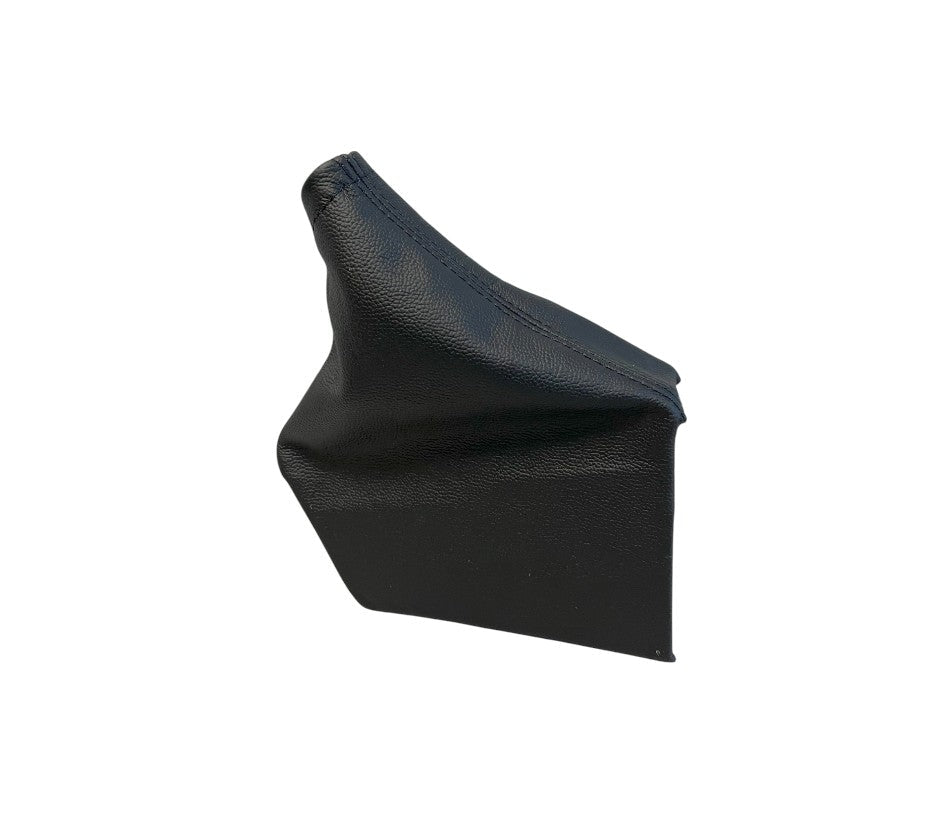For 2014-2018 Subaru Forester Genuine Leather Shift & Parking Brake Boot Cover In Black Stitch