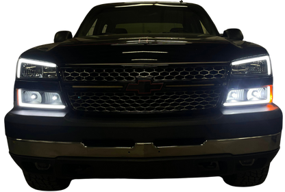 03-07 Chevrolet Silverado DRL Grille Light Bars Animated Startup/Sequential Turn