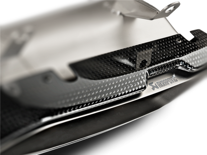 Akrapovic 16-17 Audi R8 5.2 FSI Coupe/Spyder Slip-On Line (Titanium) w/ Carbon Titanium Tips S-AUR8SO3-T