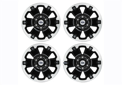Ford Racing 19-21 Ranger 18x8in 4 Wheel Kit w/TPMS - Gloss Black w/ Machined Face M-1007K-DC18X8BMF