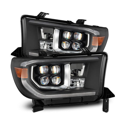 AlphaRex 07-13 Toyota Tundra / 08-17 Sequoia NOVA LED Proj HL Black w/Actv Light Seq. Sig + DRL 880818 *Discontinued