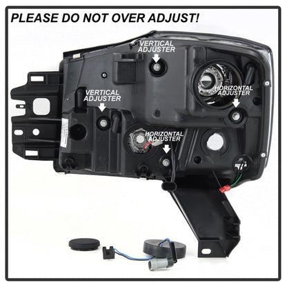 Spyder 04-15 Nissan Titan / 04-07 Nissan Armada V2 Projector Headlights - Chrome PRO-YD-NTI04-DRL-C 5085498