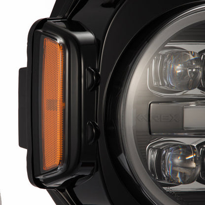 AlphaRex 21-23 Ford Bronco NOVA LED Projector Headlights Black 880260 *Discontinued