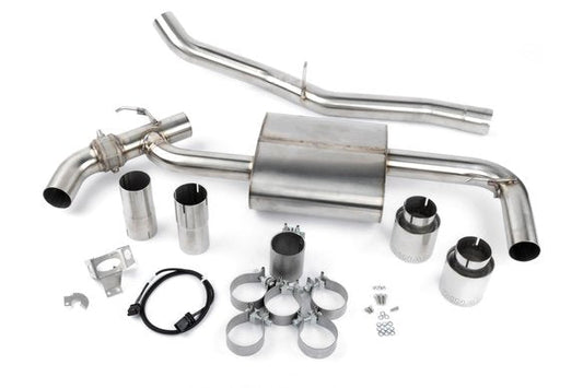 Dinan Valved Axle-Back Exhaust - 2016-2023 BMW X1/X2 xDrive28i Dinan Valved Axle-Back Exhaust - 2016-2024 MINI C'Man JCW Dinan Valved Axle-Back Exhaust - 2016-2024 MINI C'Man JCW Stainless Steel - Polished Tips - F48/F39/F60/F54