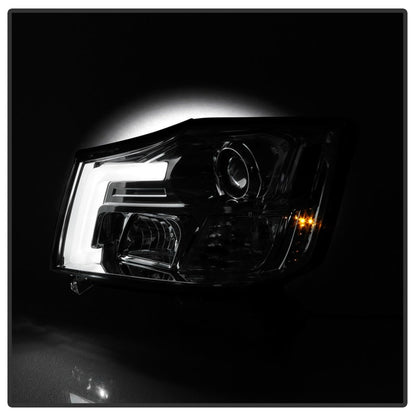 Spyder 04-15 Nissan Titan / 04-07 Nissan Armada V2 Projector Headlights - Chrome PRO-YD-NTI04-DRL-C 5085498