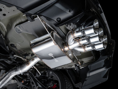 AWE Tuning 2024 Acura Integra Type S DE5 FWD Touring Edition Exhaust w/ Triple Chrome Silver Tips 3015-52335