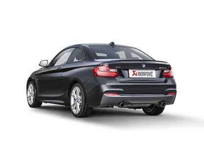 Akrapovic 16-17 BMW M240i (F22 F23) Evolution Line Cat Back (SS) w/ Carbon Tips (Req. Link Pipe) MTP-BM/SS/4H