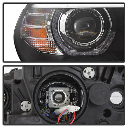 Spyder 07-10 BMW X5 E70 (HID Models Only) Projector Headlights - Black PRO-YD-BMWE7007-AFSHID-BK 5085481