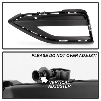 Spyder VW Jetta 19-20 OEM Style Fog Lights w/Universal Switch - Clear (FL-VJ2019-C) 5087164