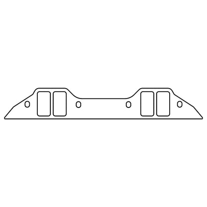 Cometic Gasket Cometic Chrysler BB B/RB V8 .060in Fiber Intake Mani Gskt Set-2.260in x 1.210in Rectangular Ports C15326FC