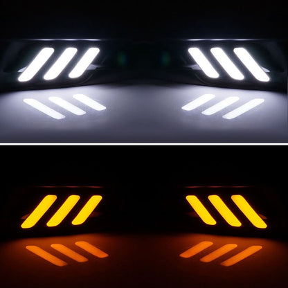 2016-2018Â Honda Civic LED Amber & White Fog light Bezels Cover 2DR 4DR
