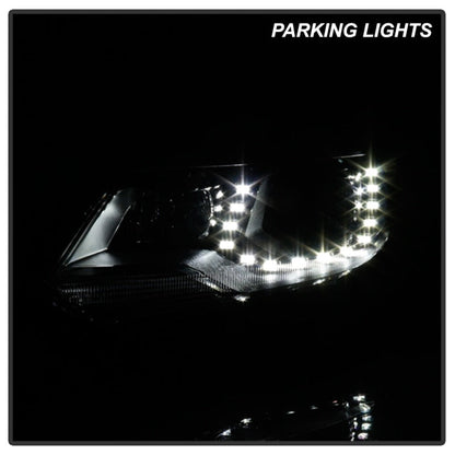 SPYDER VW Tiguan 12-17 LED/DRL Projector Headlights Chrome PRO-JH-VWT12-LED-C 9948527