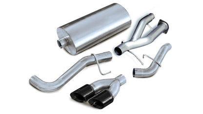 Corsa Performance Sport Cat-Back Exhaust W/Black Twin 4 In Tips 02-06 Cadillac