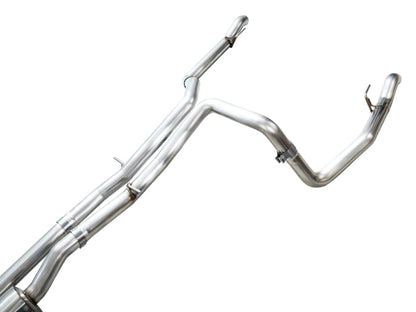 AWE Tuning AWE 4th Gen GM 1500 6.2L Catback Split Rear Exit (w/ Bumper Cutouts) - OE Tips 3015-31202