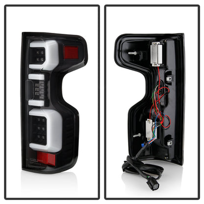 Spyder Chevy Silverado 19-20 LED Tail Light Black ALT-YD-CS19HAL-BK 5087256