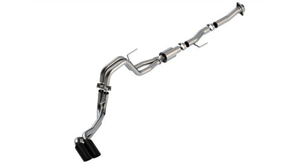 Borla F-150 2021 5.0L 2dr RC SB (122.8 WB) XL/XLT 3/2.25 DSE Cat-Back ATAK Black Chrome Tips 140877BC