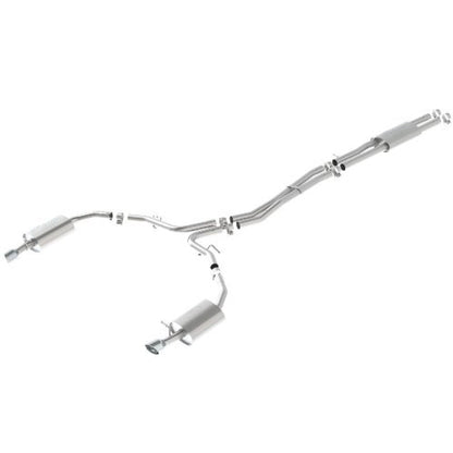 Ford Racing 10-17 Taurus Sho Cat-Back Touring Exhaust System - Chrome Tips M-5200-SHOTC
