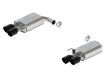 Ford Racing 2024 Mustang 2.3L Extreme Non-Active Axle-Back w/GT Valance - Black Tip M-5230-M2EBV