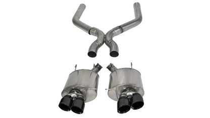 Corsa Performance 13-13 Ford Mustang Shelby GT500 5.8L V8 Black Sport Axle-Back