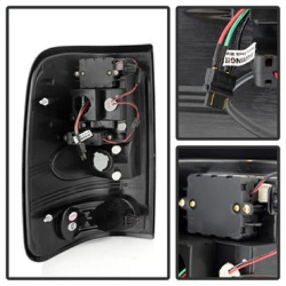 Spyder Ford F150 Styleside 04-08 (Not Fit Heritage & SVT)LED Tail Lights Black ALT-YD-FF15004-LED-BK 5003249