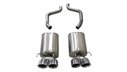 Corsa Performance 09-13 Chevrolet Corvette (C6) 6.2L Polished Sport Axle-Back Exhaust