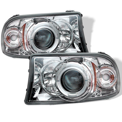 Spyder Dodge Dakota 97-04/Durango 98-03 1PC Projector Headlights LED Halo LED Chrm PRO-YD-DDAK97-C 5009791