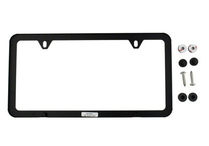 Ford Racing Ford Performance Slim License Plate Frame - Black Stainless Steel M-1828-SSB