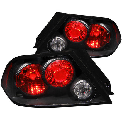 Anzo 2002-2003 Mitsubishi Lancer Tail lights Black