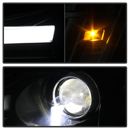SPYDER 04-15 Nissan Titan High-Power LED Module Equipped Headlights - Black (PRO-YD-NTI04PL-BK) 5088406