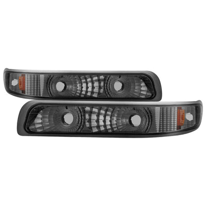 SPYDER Xtune Chevy Silverado 99-02 Amber Reflector Bumper Lights Smoke CBL-JH-CS99-AM-SM 5064288
