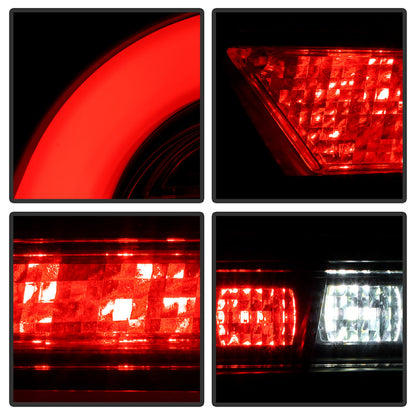 SPYDER 03-08 Audi A3 Full LED Tail Lights - Black (ALT-YD-AA303-LED-BK) 5089076