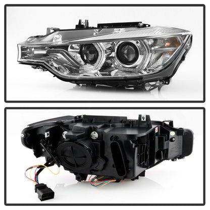 Spyder Signature BMW F30 3 Series 12-14 4DR Projector Headlights - Chrome (PRO-YD-BMWF3012-AFSHID-C) 5086822