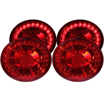 Anzo 2005-2010 Chevrolet Corvette LED Taillights Red 4pc