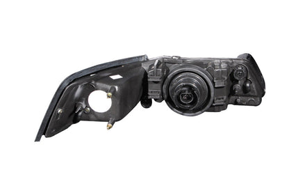 Anzo 1999-2004 Ford Mustang Crystal Headlights Black