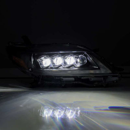 AlphaRex 2011+ Toyota Sienna NOVA LED Proj Headlights Plank Style Black w/Activ Light/Seq Signal/DRL 880768 *Discontinued