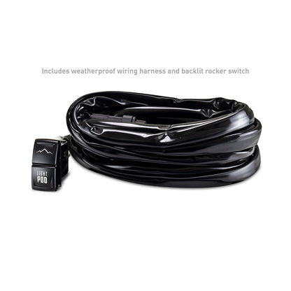 Borne Off-Road 21+ Bronco Light Pods 2pc Ditch 3x3 Flood BNLT-BR-21-DT2F