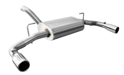 Corsa 18+ Jeep Wrangler JL 2.5in Dual Rear Exit Polished Tips Touring Axle-Back Exhaust 21016