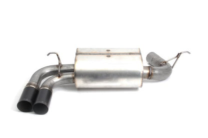 Dinan Free Flow Axle-Back Exhaust - 2017-2021 BMW 230i Stainless Steel - Black Tips - F22